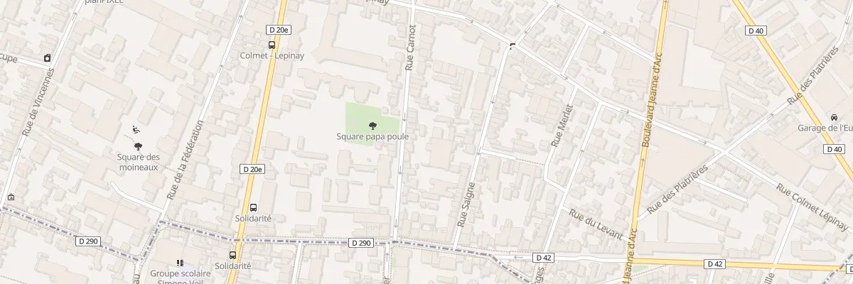 Plan du 69 Rue Carnot à Montreuil
