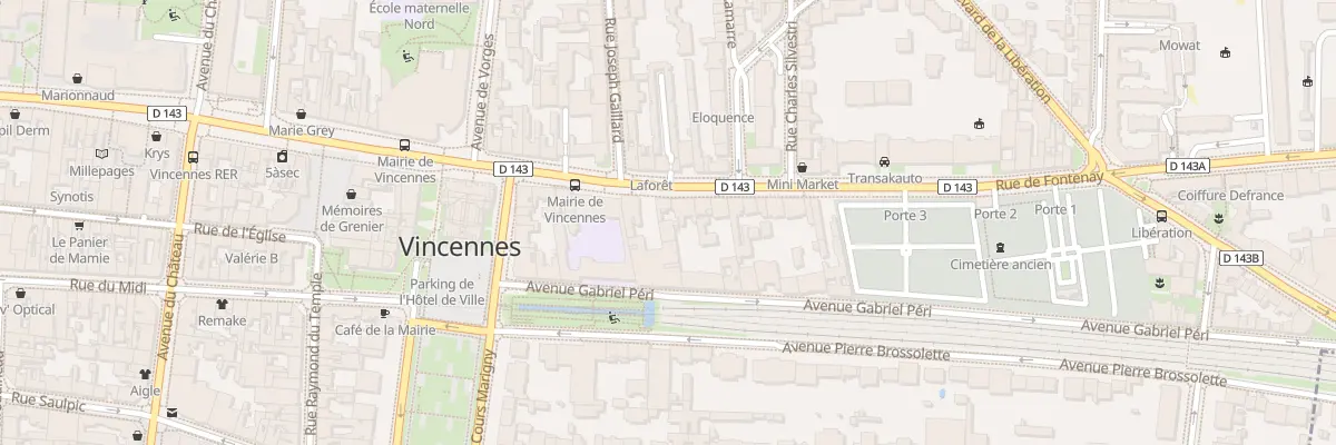 Plan du 37 Rue de Fontenay à Vincennes