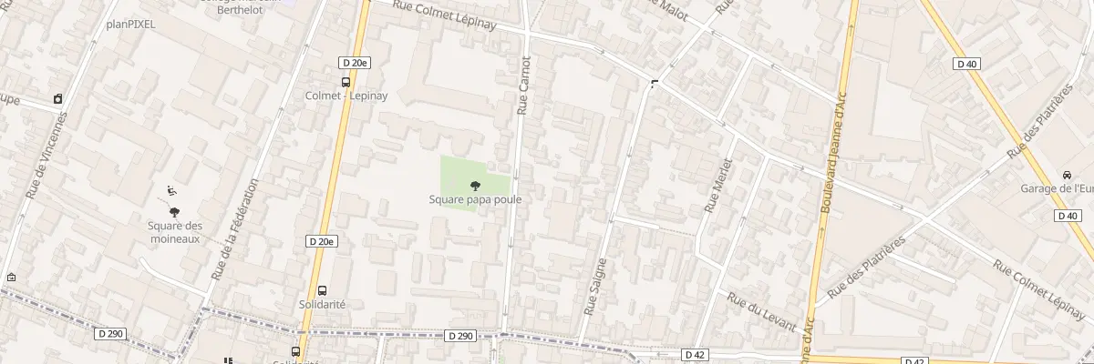 Plan du 63 Rue Carnot à Montreuil