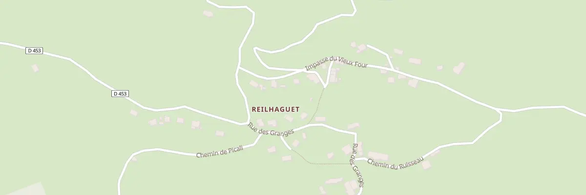 Plan du 7168 Reilhaguet Nord à Reilhac