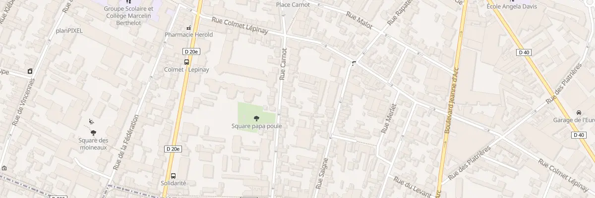 Plan du 55 Rue Carnot à Montreuil