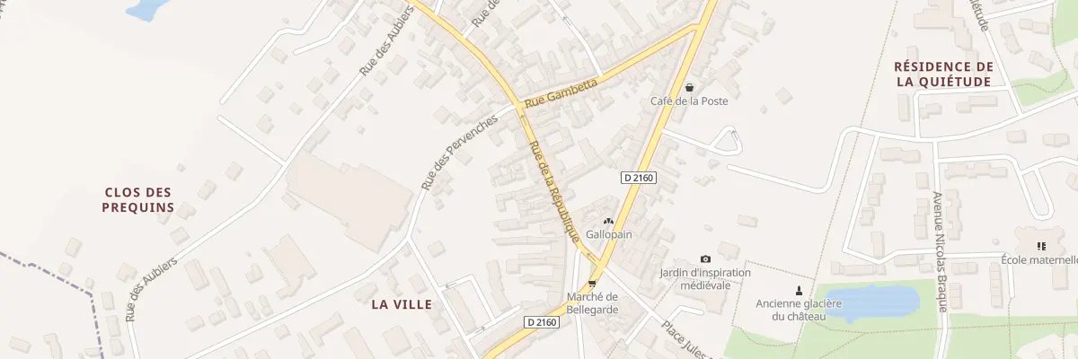 Plan du 15 Rue de la Republique à Bellegarde