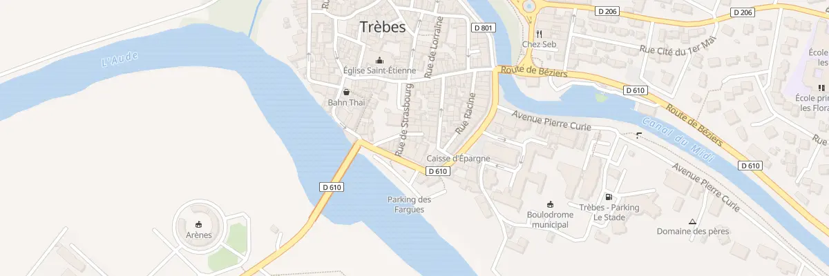 Plan du 6 Rue de Strasbourg à Trèbes