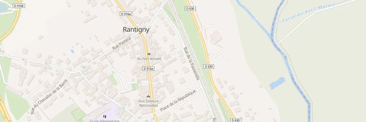 Plan du 17 Rue de la Passerelle à Rantigny