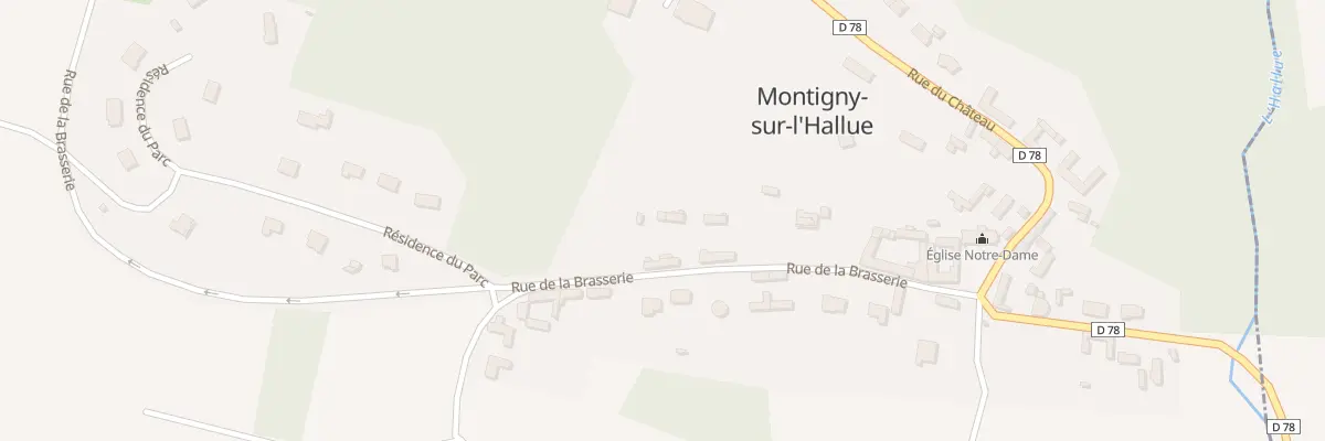 Plan du 5006 Le Village à Montigny-sur-l’Hallue