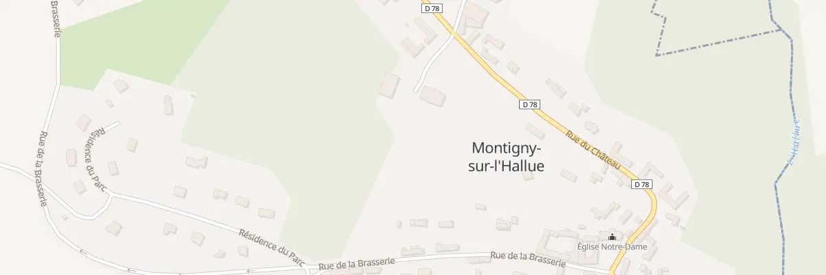 Plan du 21 Rue du Chateau à Montigny-sur-l’Hallue