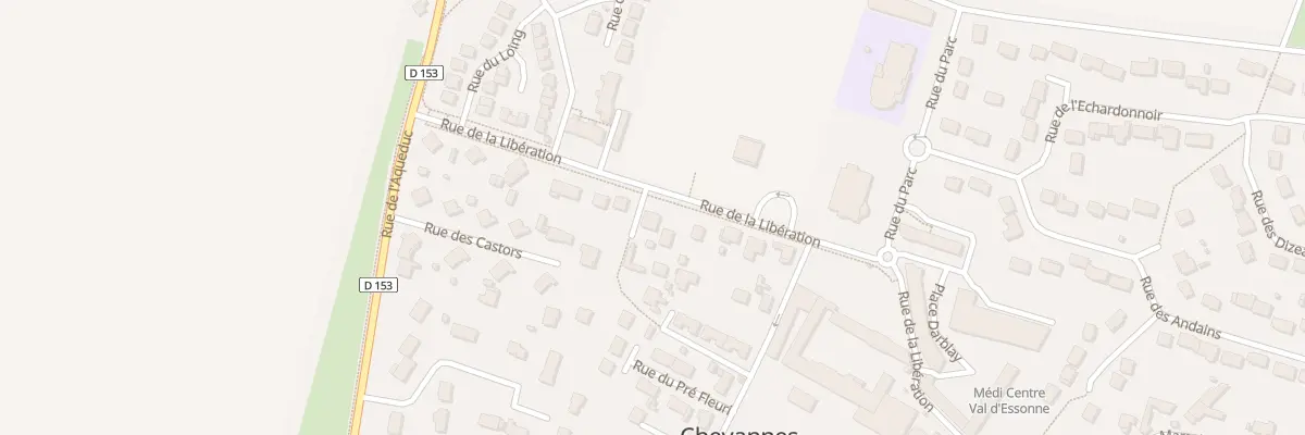 Plan du 12B Rue de la Libération à Chevannes