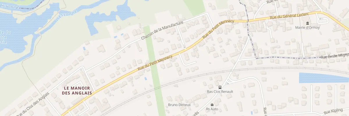 Plan du 60 Rue du Petit Mennecy à Mennecy