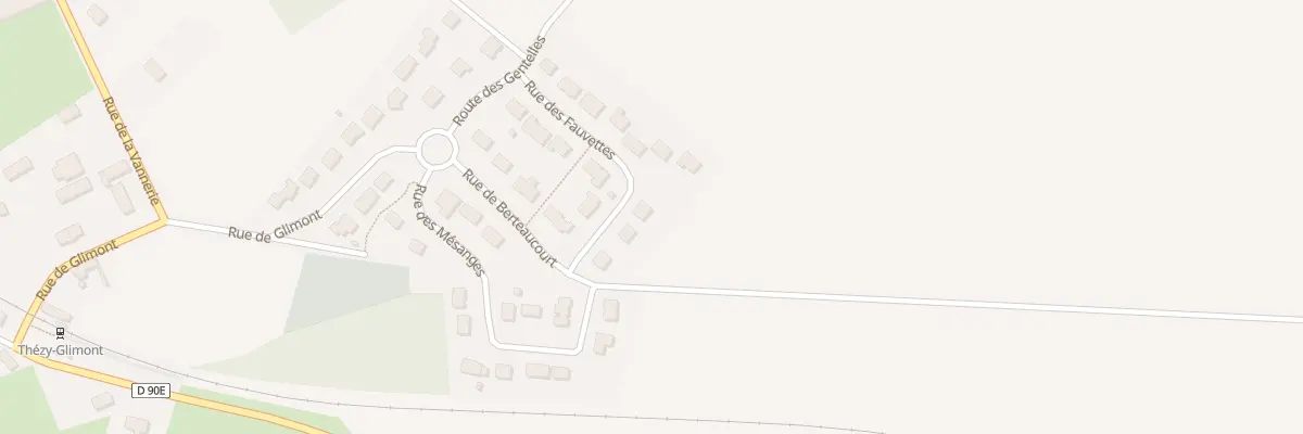Plan du 17 Rue des Fauvettes à Thézy-Glimont