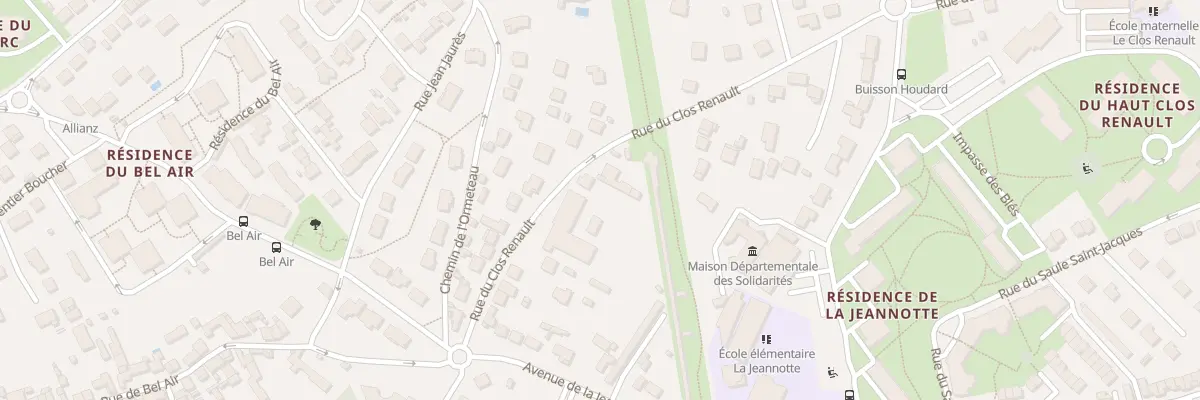 Plan du 14 Rue du Clos Renault à Mennecy