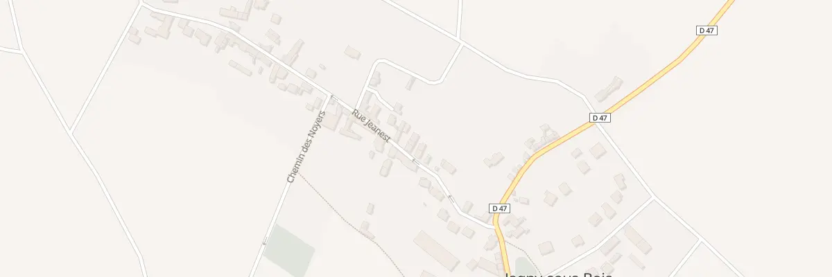 Plan du 16 Rue Jeanest à Jagny-sous-Bois