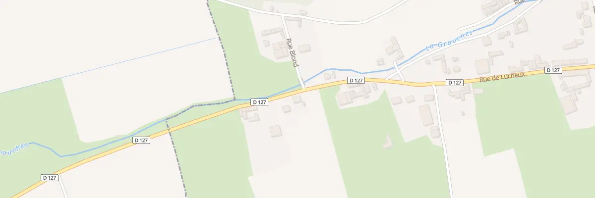 Plan du 28 Rue de Lucheux à Humbercourt