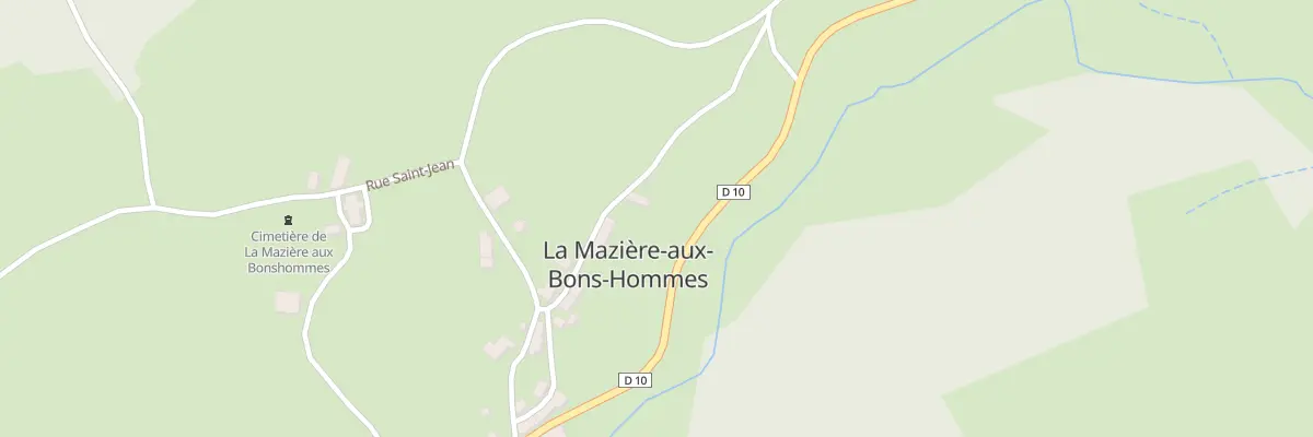 Plan du 5037 Le Bourg à La Mazière-aux-Bons-Hommes