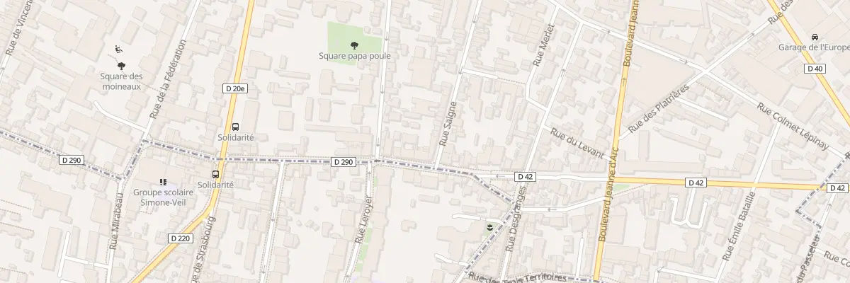 Plan du 41 Rue de la Solidarité à Montreuil