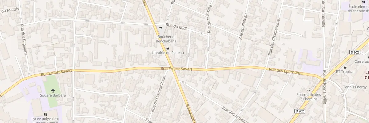 Plan du 107 Rue Ernest Savart à Montreuil