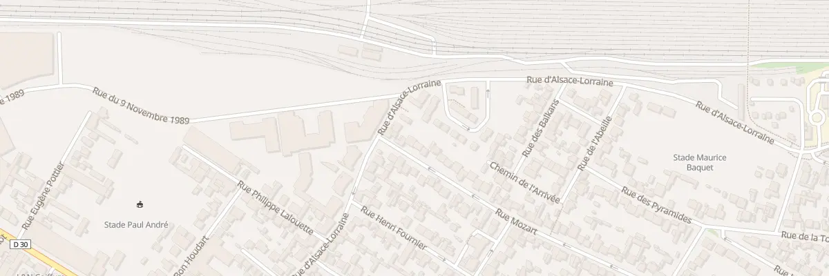 Plan du 7 Rue Mozart à Drancy
