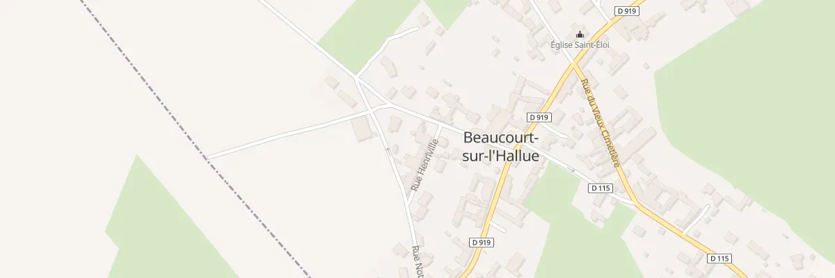 Plan du 2 Rue Henriville à Beaucourt-sur-l’Hallue