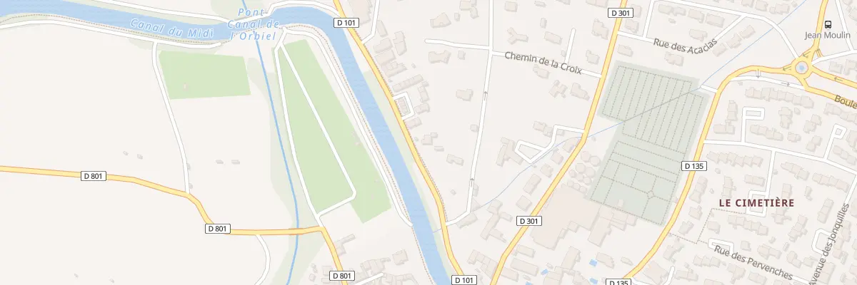 Plan du 20 Rte du Cabardès à Trèbes