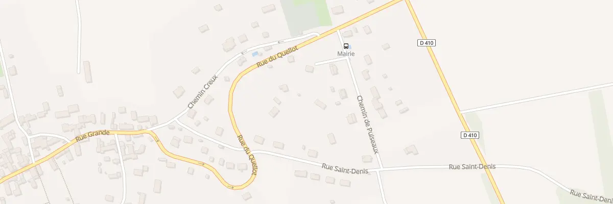 Plan du 28 Rue du Quellot à Boulancourt