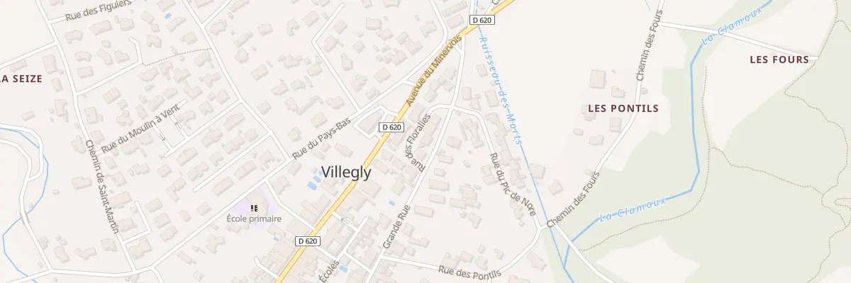 Plan du 3 Rue des Floralies à Villegly