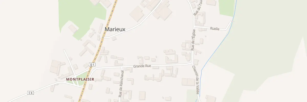 Plan du 10 Gr Grande Rue à Marieux