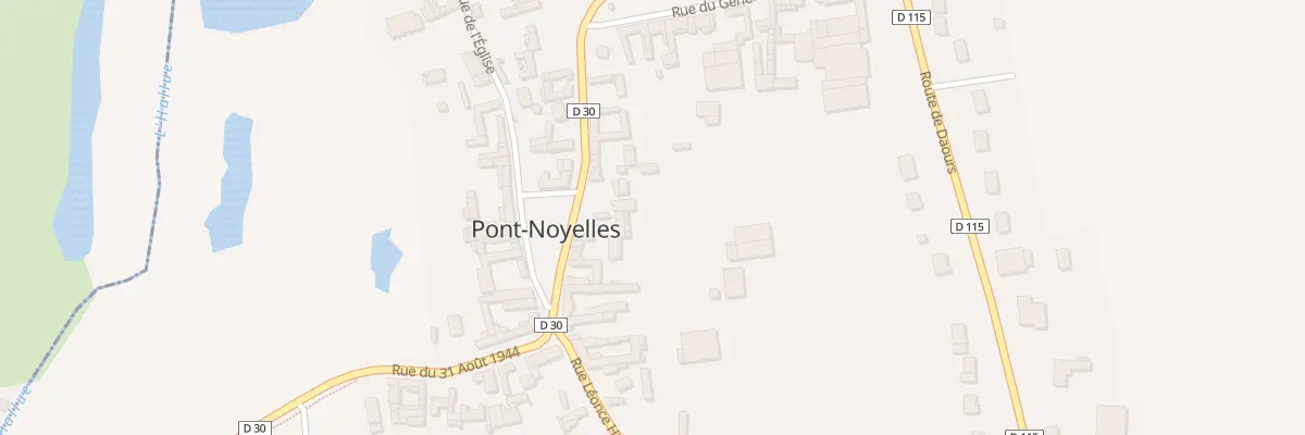 Plan du 30 Rue du 31 Août 1944 à Pont-Noyelles