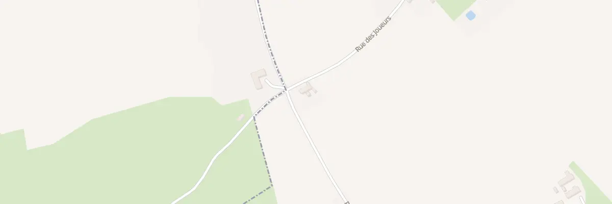 Plan de la Rue des Joueurs à Lynde
