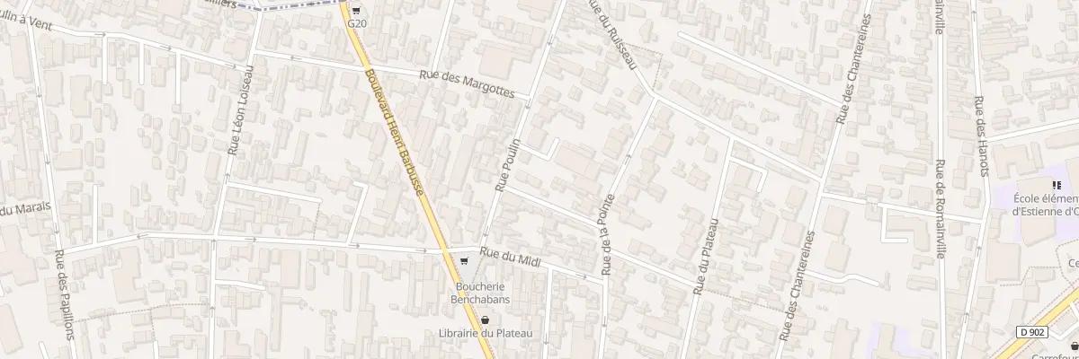 Plan du 1B Rue de la Traverse à Montreuil