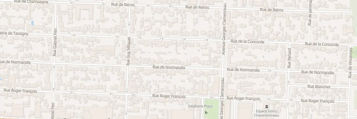 Plan du 109 Rue de Normandie à Maisons-Alfort