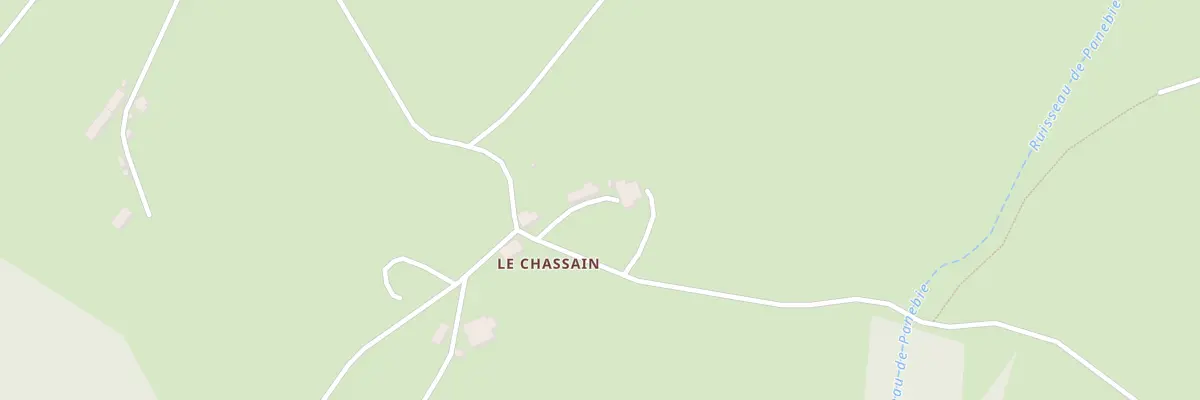 Plan du 2 Le Chassain au Compas
