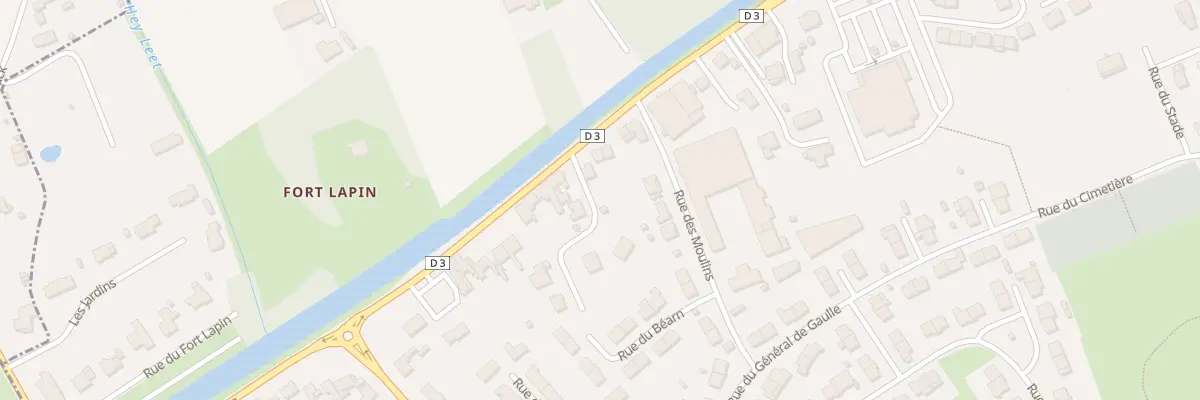 Plan du 20 Rte d’Hondschoote à Hoymille