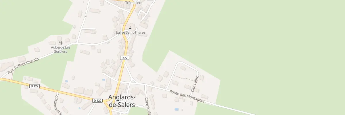 Plan du 6135 Labro à Anglards-de-Salers
