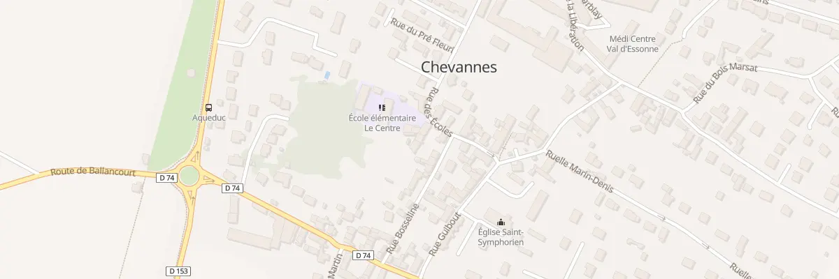 Plan du 9 Rue Bosseline à Chevannes