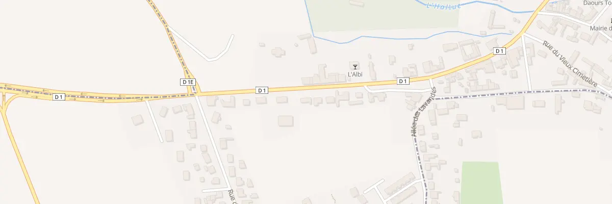 Plan du 45 Rue d’Amiens à Daours