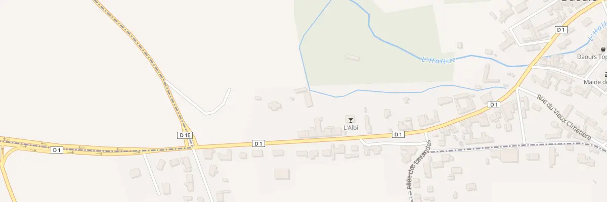 Plan du 24 Rue d’Amiens à Daours