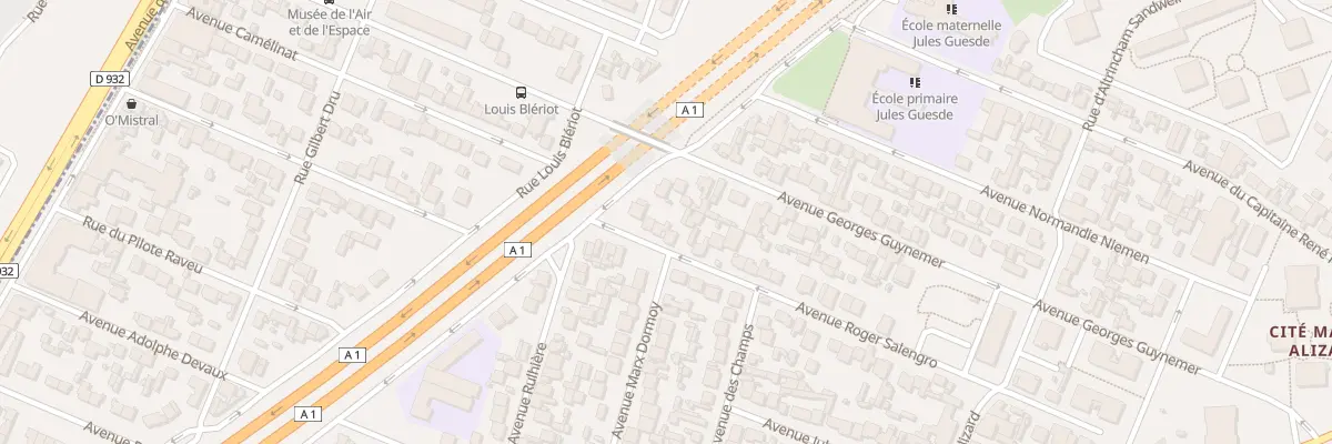 Plan du 9 Rue Roger Salengro au Blanc-Mesnil