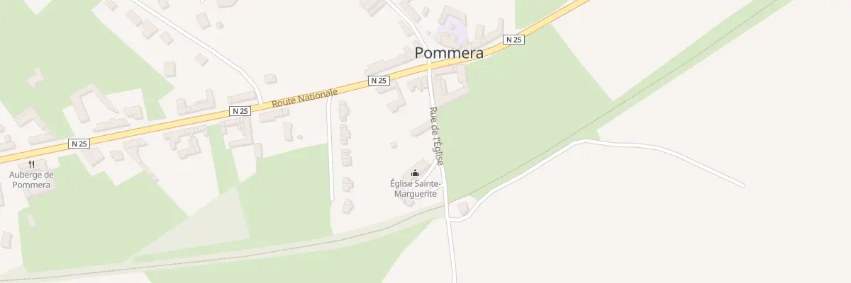 Plan du 2 Rue de l’Eglise à Pommera