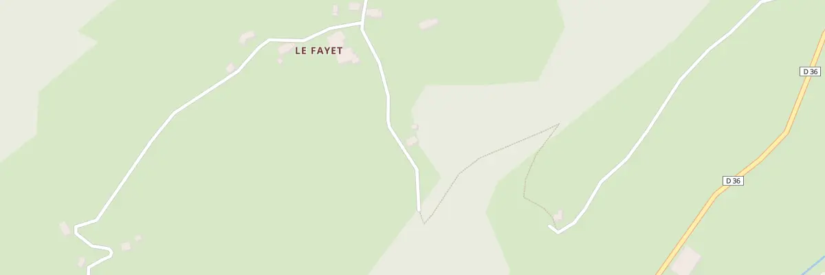 Plan du 6049 Le Fayet à Ydes