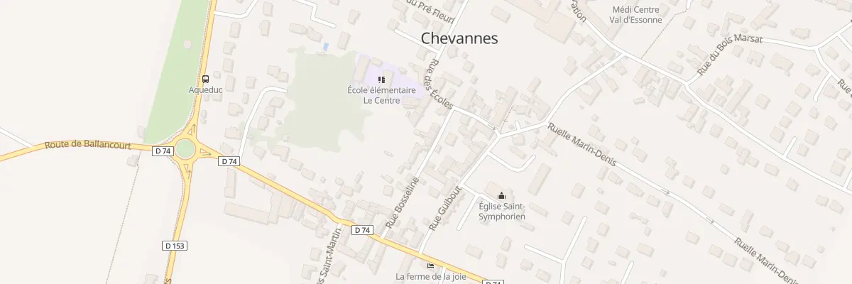 Plan du 7 Rue Bosseline à Chevannes