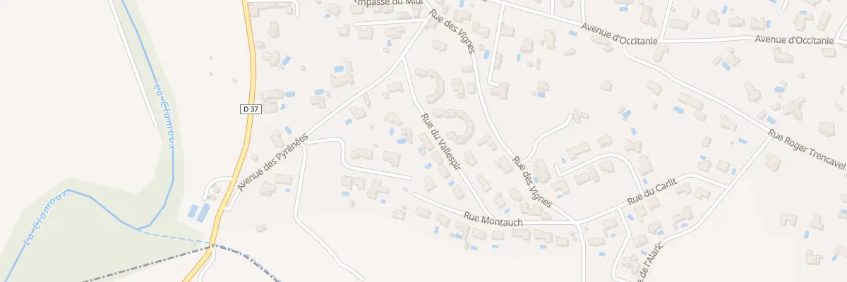 Plan du 2 Rue du Vallespir à Malves-en-Minervois