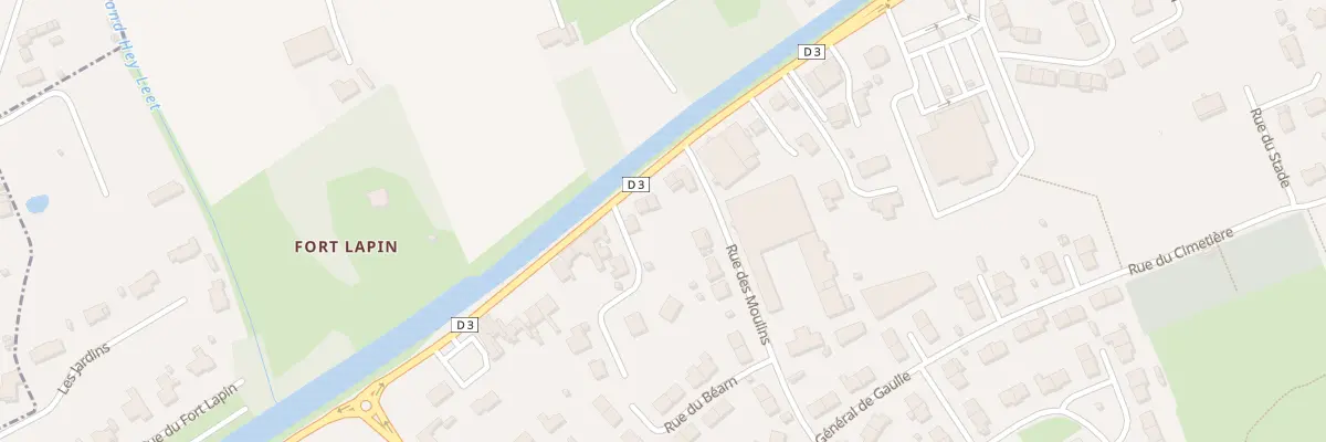 Plan du 22 Rte d’Hondschoote à Hoymille