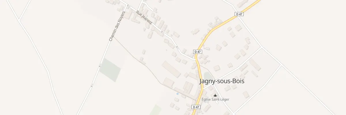 Plan du 5 Rue Jeanest à Jagny-sous-Bois