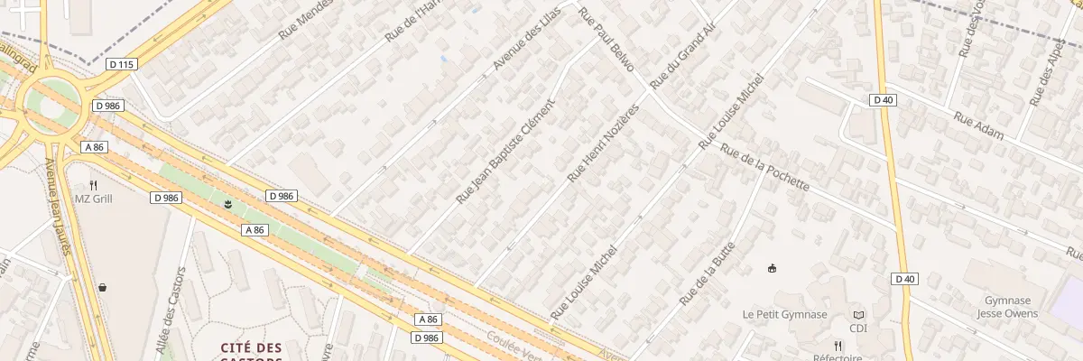 Plan du 29 Rue Henri Nozières à Bobigny