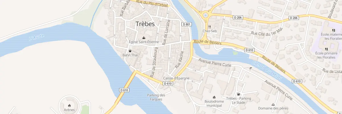 Plan du 6B Rue de l’Anguille à Trèbes