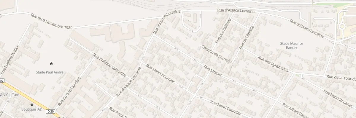 Plan du 18 Rue Mozart à Drancy