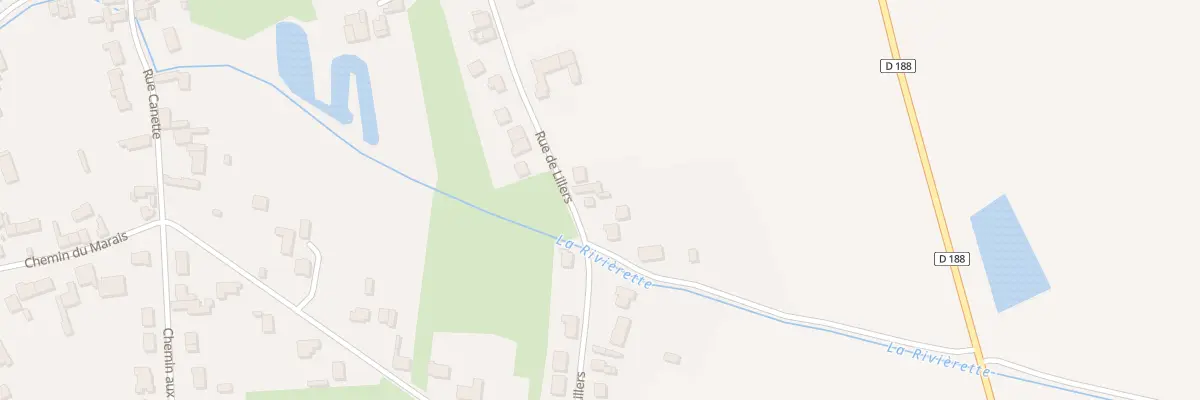 Plan du 382 Rue de Lillers à Isbergues