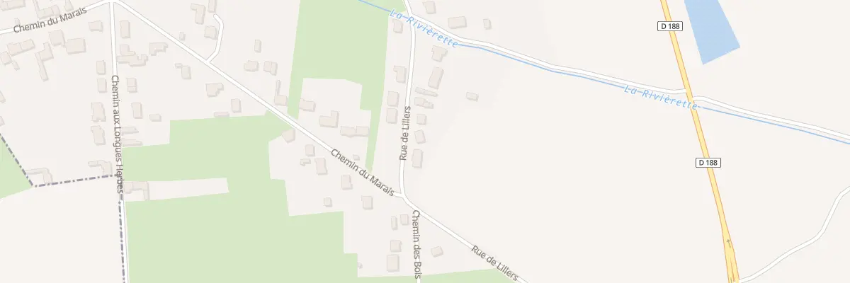 Plan du 498 Rue de Lillers à Isbergues