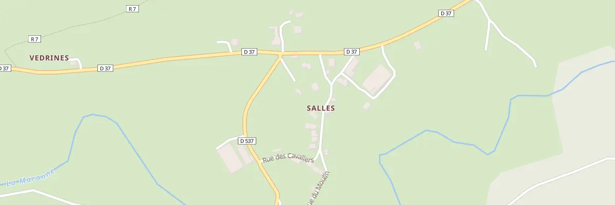 Plan du 5256 Salles à Saint-Martin-Valmeroux