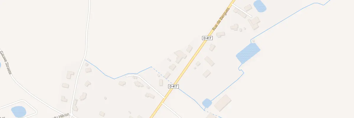 Plan du 177 Rue de Bergues à Esquelbecq