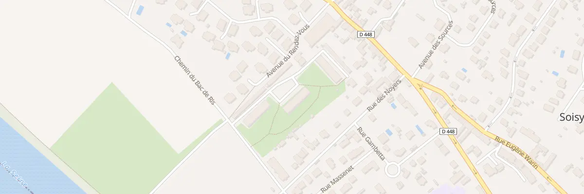 Plan du 20 Rue du Bac de Ris à Soisy-sur-Seine